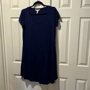 Matilda Jane navy tshirt dress size L